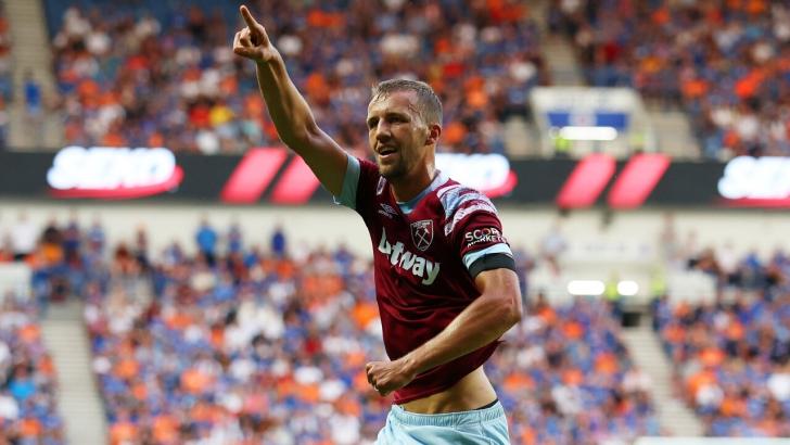 West Ham midfielder Tomas Soucek